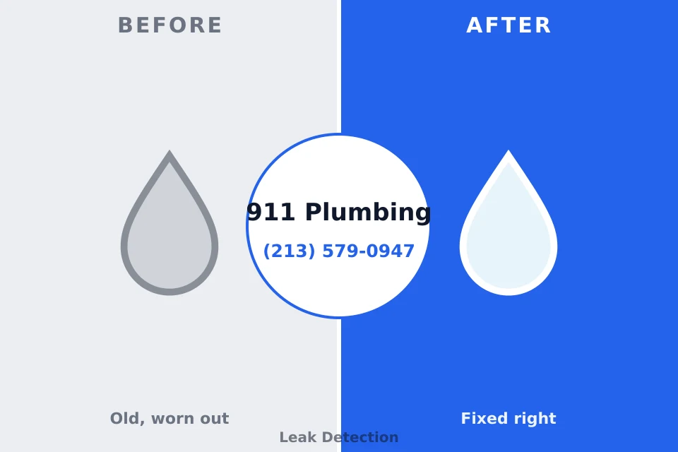 Before and after: plumbing company Wolverine Lake, MI